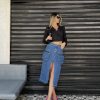 Falda Jean Cargo - Imagen 2