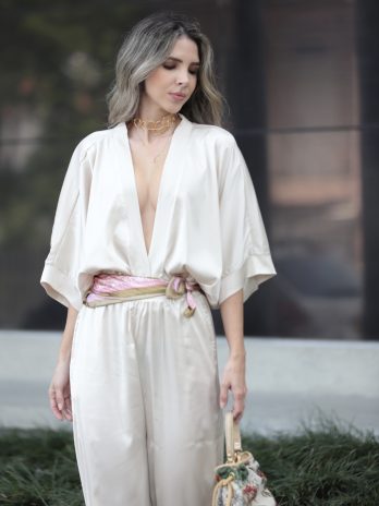 Blusa Reflejo Beige-Dorado